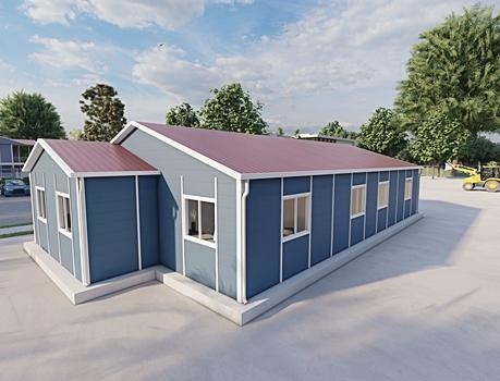 137m² Prefabricated Office Building