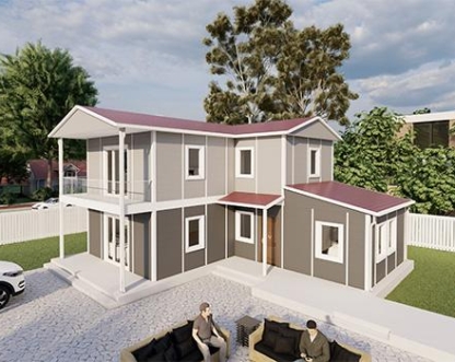 145m² Yedigöller İki Katlı Prefabrik Ev