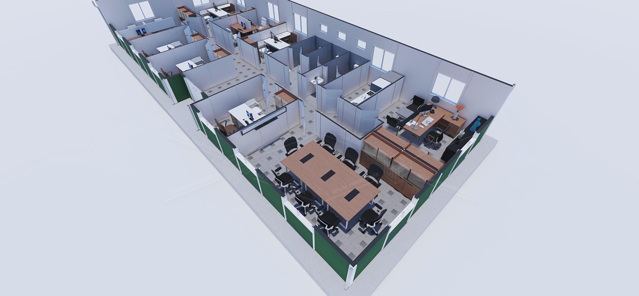 146m² Prefabricated Office Building