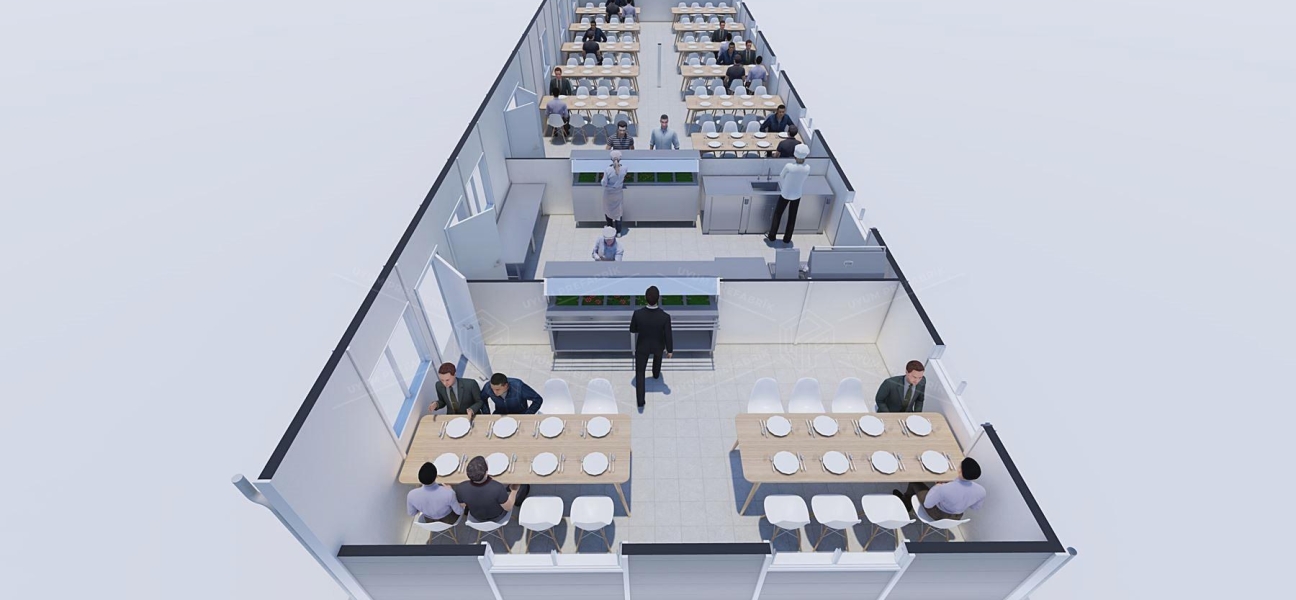 147m² Dining Hall Building