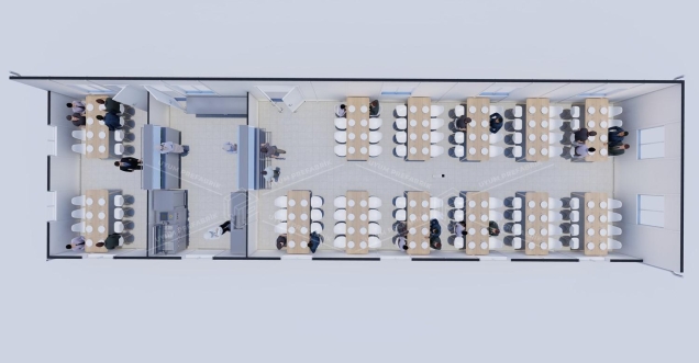 147m² Dining Hall Building