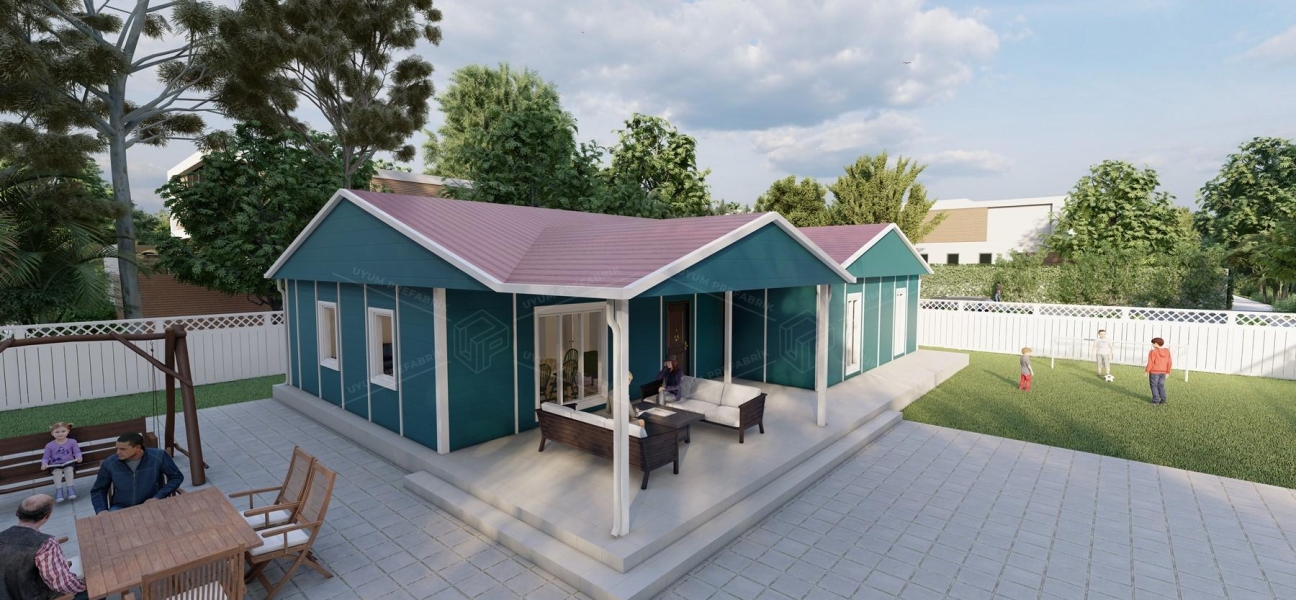 149m² Single Storey Prefabricated Houses