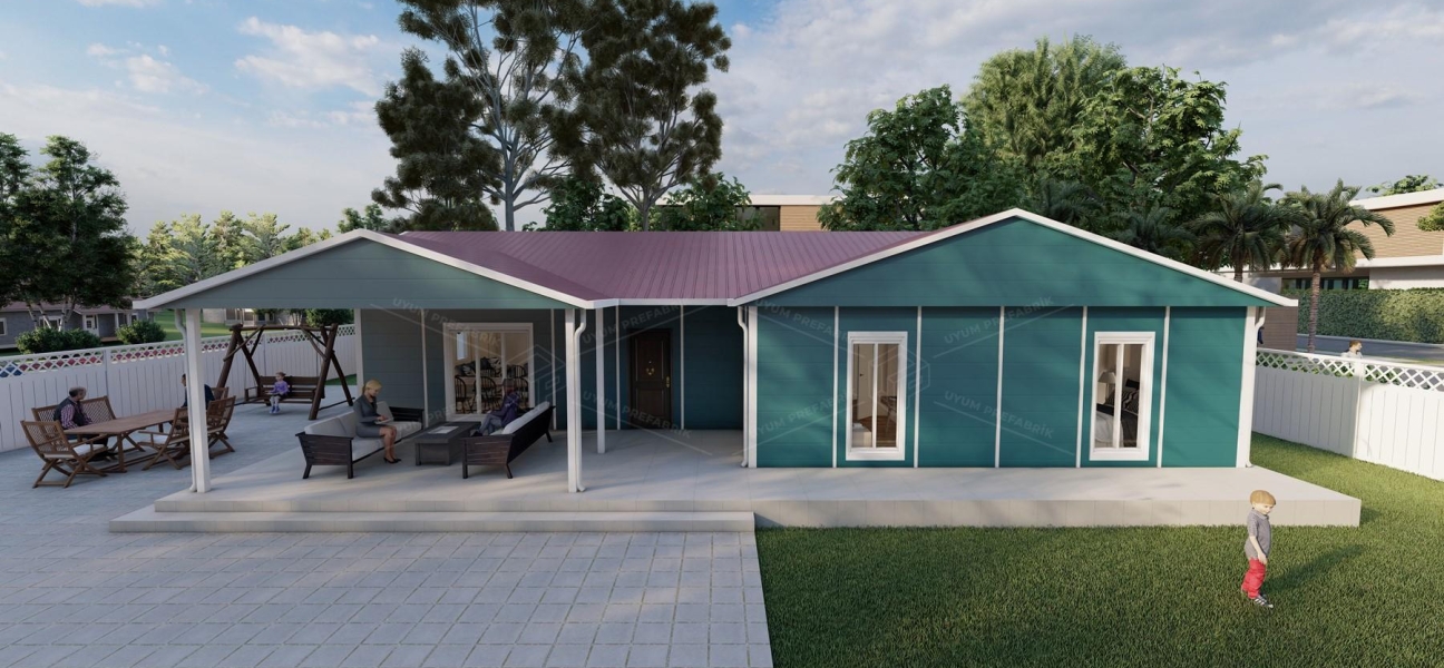149m² Tek Katlı Prefabrik Konut