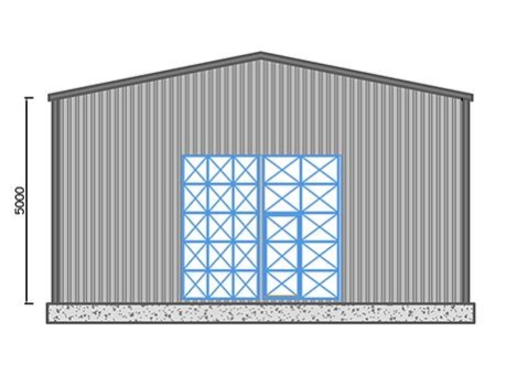 150m² Steel Hangar Building