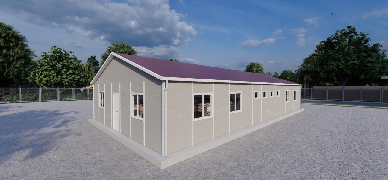 159m² Prefabricated Dormitory Building