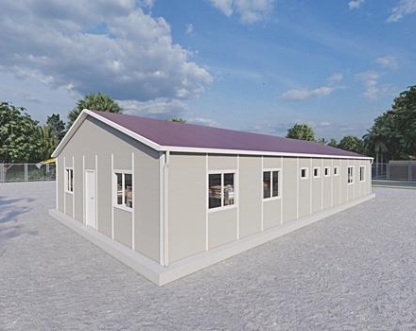 159m² Prefabrik Yatakhane Binası