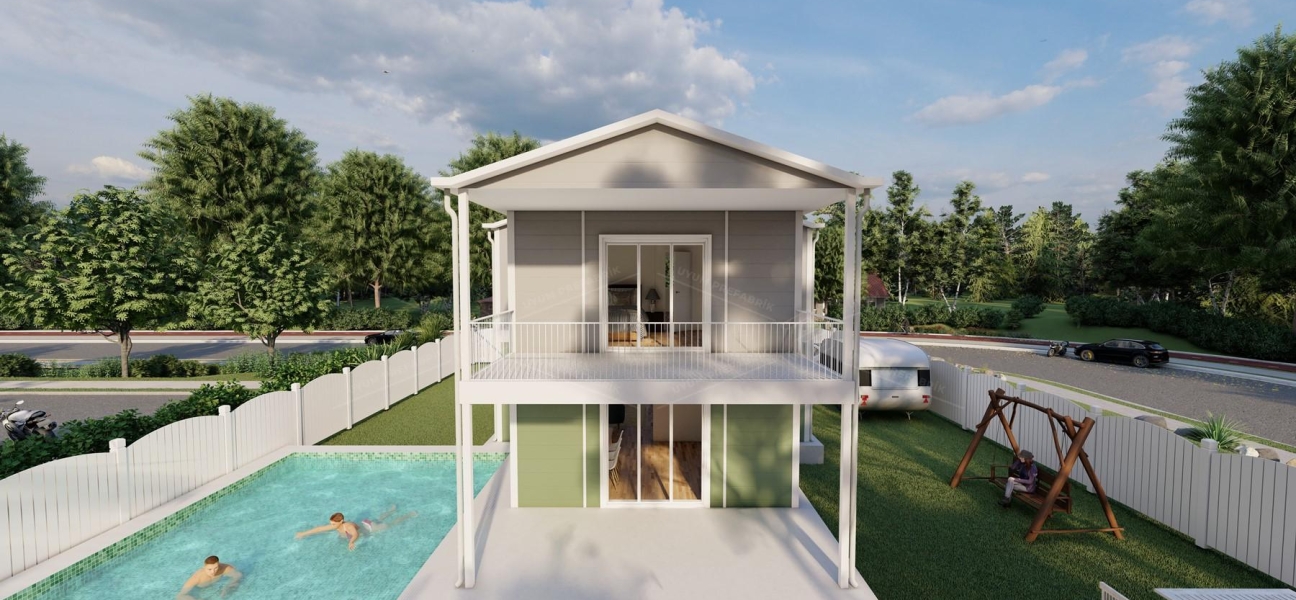 165m² Ahlat İki Katlı Prefabrik Ev