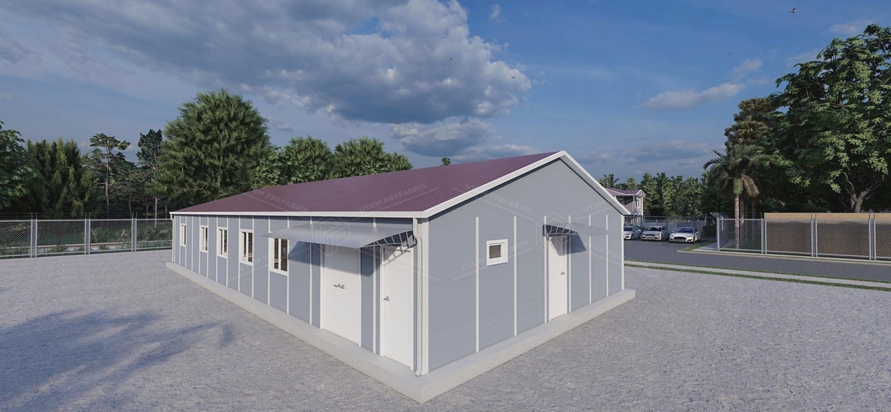 170m² Prefabricated Dining Hall Building