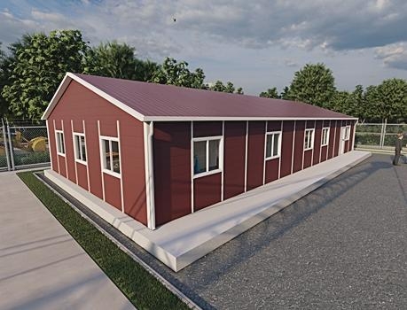 170m² Prefabricated Office Building