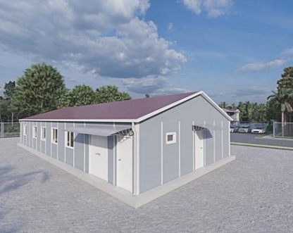 170m² Prefabrik Yemekhane Binası