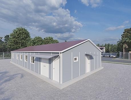 170m² Prefabrik Yemekhane Binası