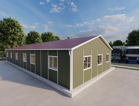 174m² Prefabricated Office Building