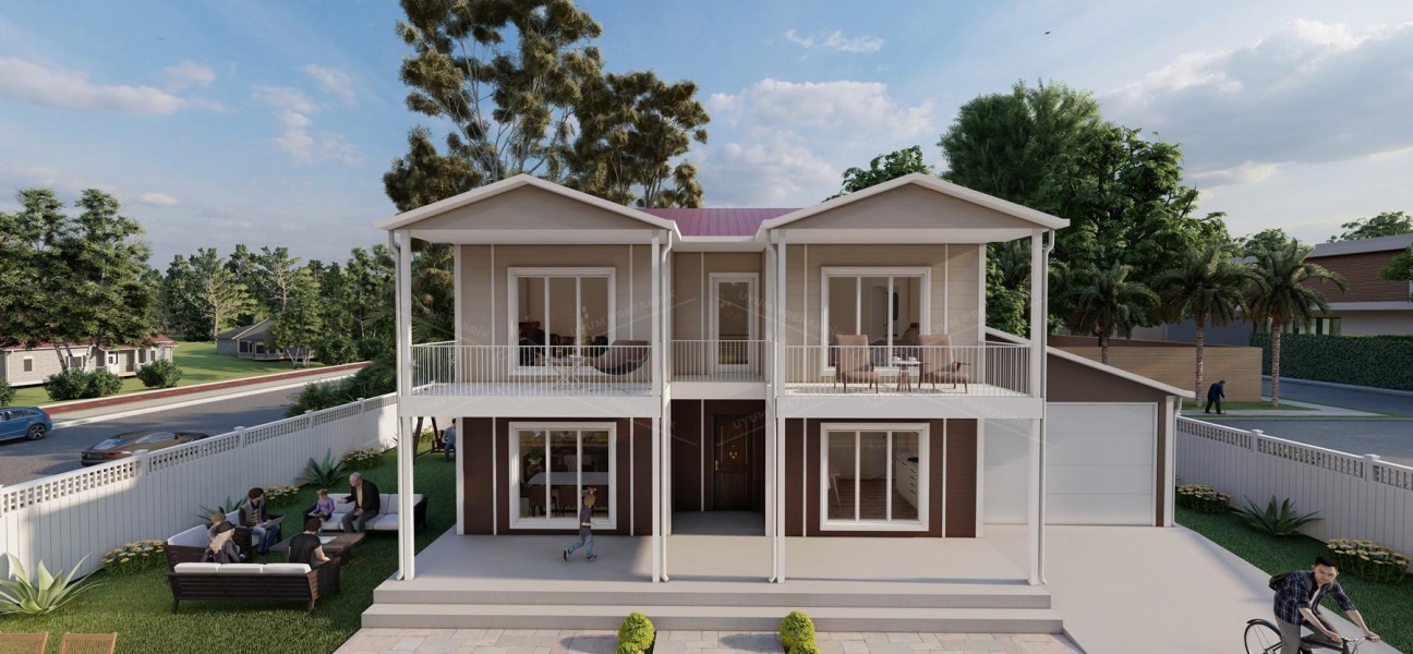 177m² Hünkar İki Katlı Prefabrik Ev