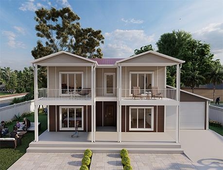 177m² Hünkar İki Katlı Prefabrik Ev