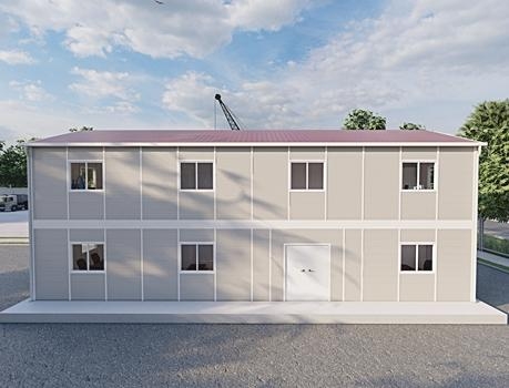 196m² Prefabricated Office Building