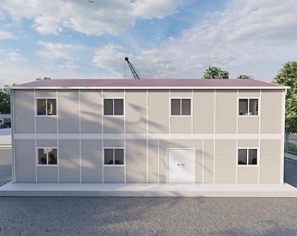 196m² Prefabrik Ofis Binası