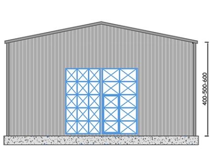200m² Çelik Hangar Binası 