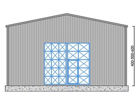 200m² Çelik Hangar Binası 