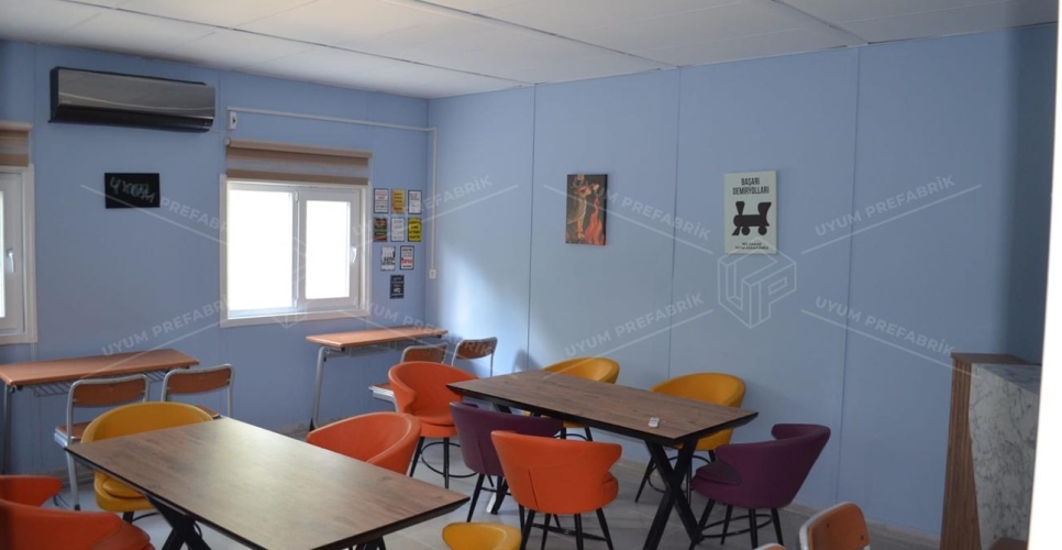 203m² Prefabrik Okul Binası 