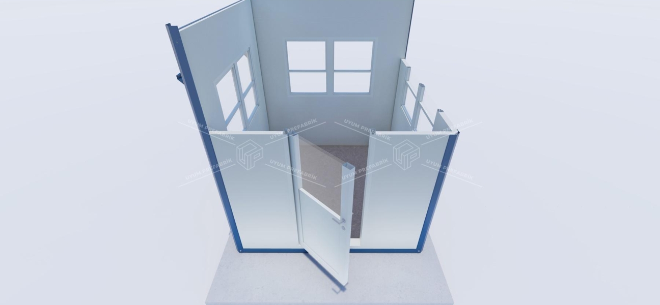 210 x 210 Sandviç Panel Kabin 