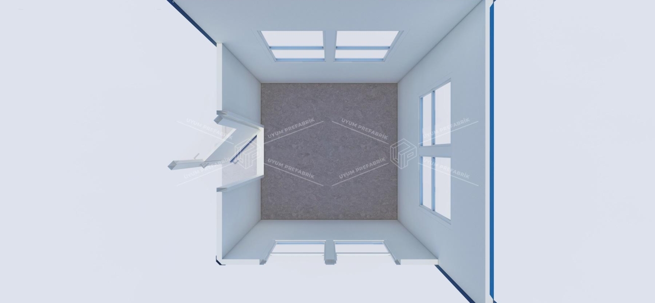 210 x 210 Sandviç Panel Kabin 