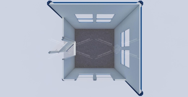 210 x 210 Sandviç Panel Kabin 