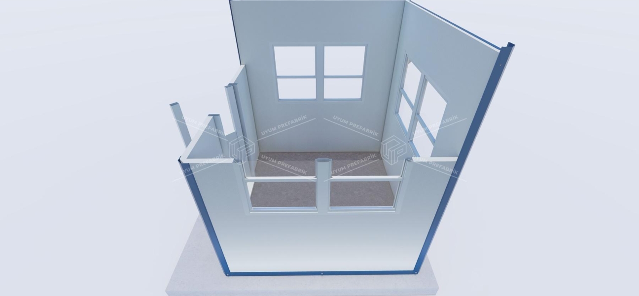 210 x 210 Sandwich Panel Cabin