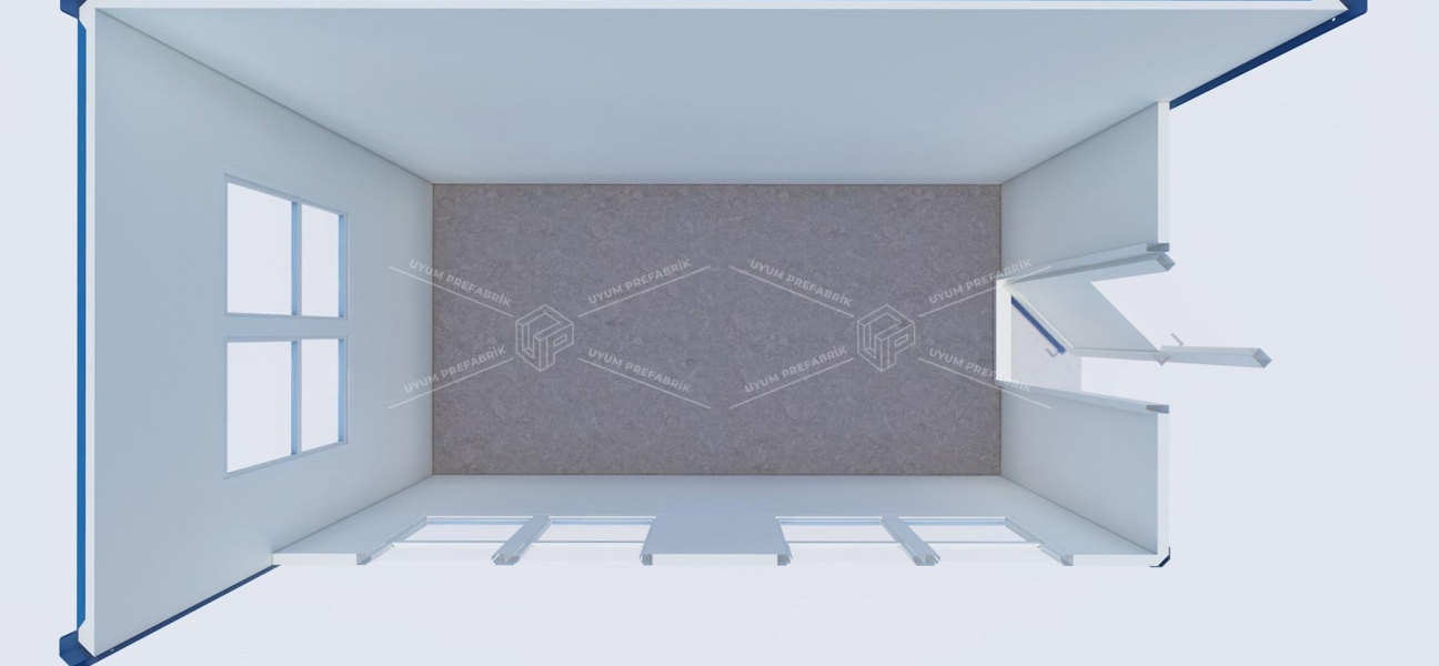 210 x 400 Sandviç Panel Kabin 