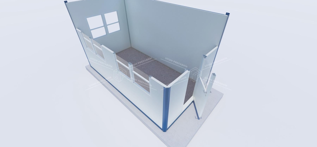 210 x 400 Sandwich Panel Cabin 