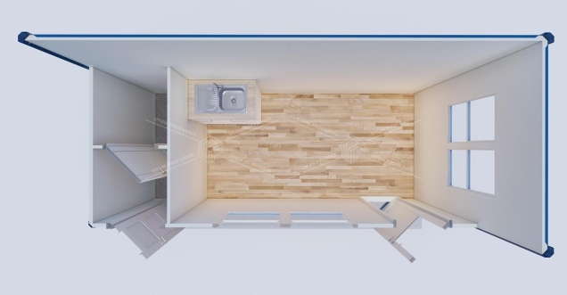 210 x 500 Sandwich Panel Cabin