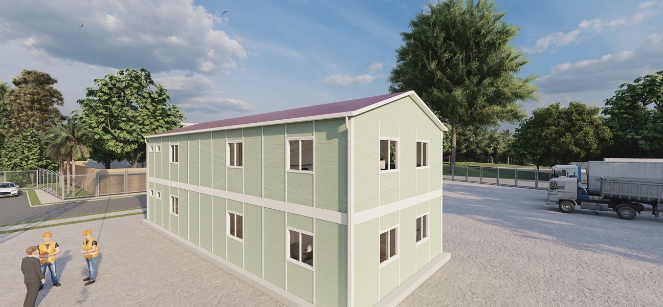 212m² Prefabricated Office Building