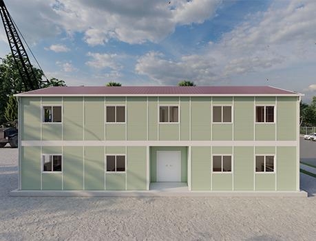 212m² Prefabricated Office Building