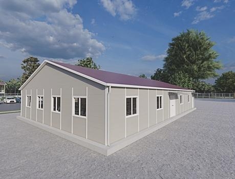217m² Prefabricated Dining Hall Building