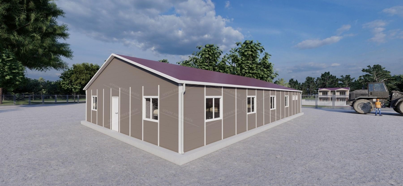 218m² Prefabricated Dormitory Building