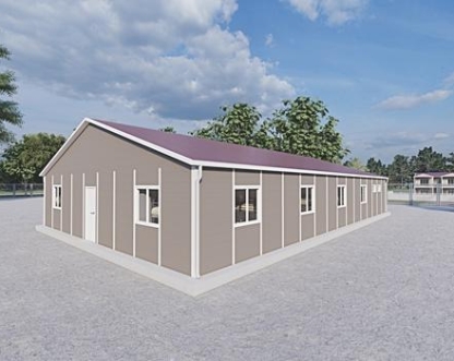 218m² Prefabrik Yatakhane Binası