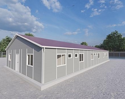 232m² Prefabrik Yatakhane Binası (Wc-Duş Ayrı)