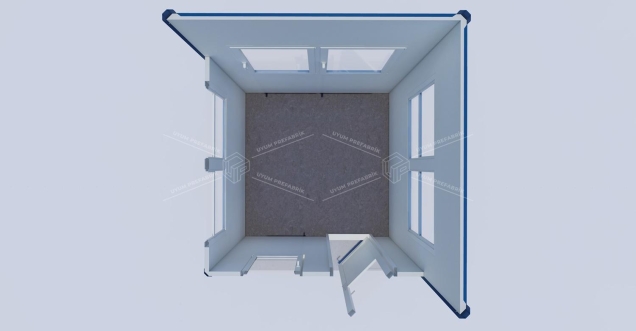 250 x 250 Sandviç Panel Kabin 