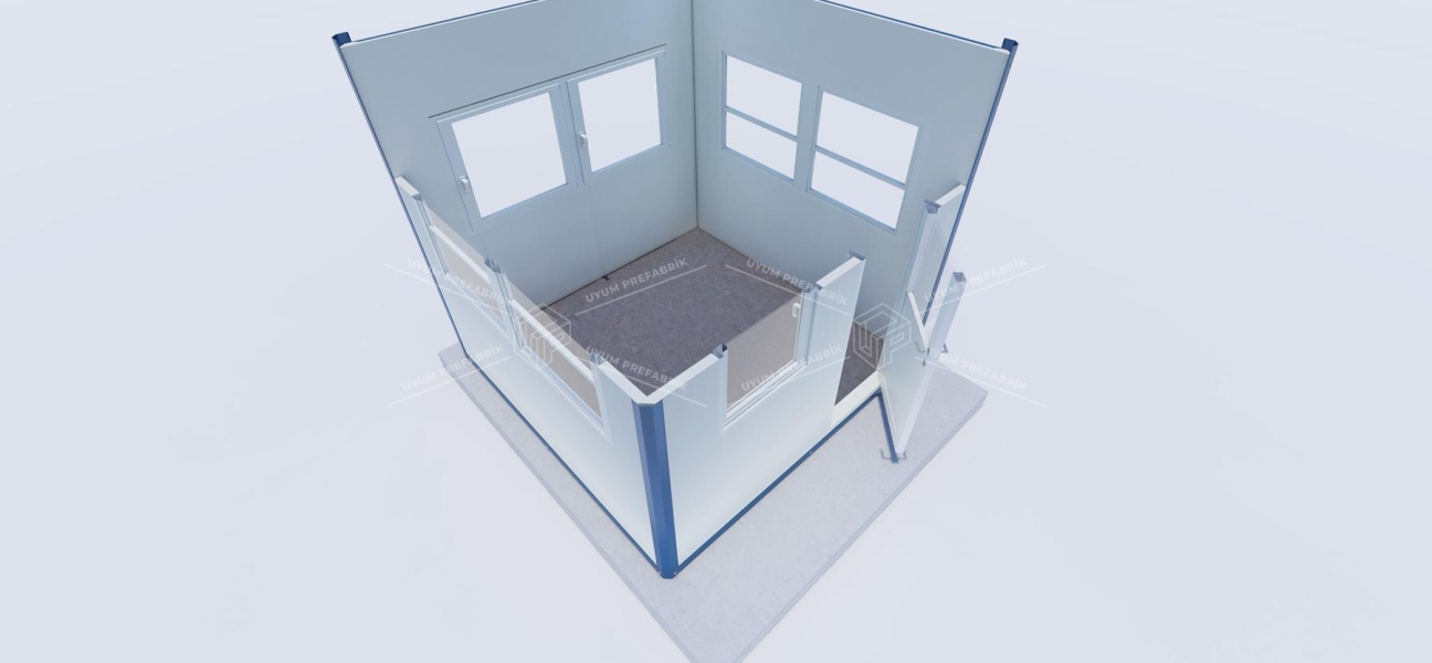 250 x 250 Sandwich Panel Cabin 