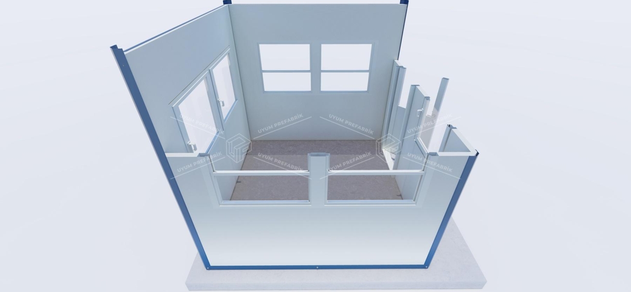 250 x 250 Sandwich Panel Cabin 