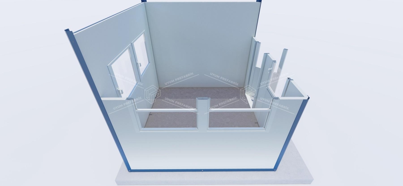 260 x 260 Sandviç Panel Kabin 