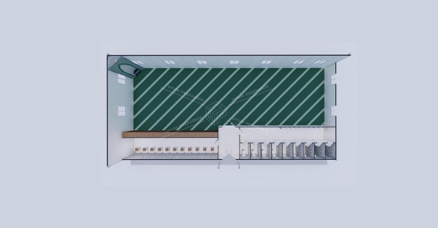290m² Single-Storey Prefabricated Mosque Building