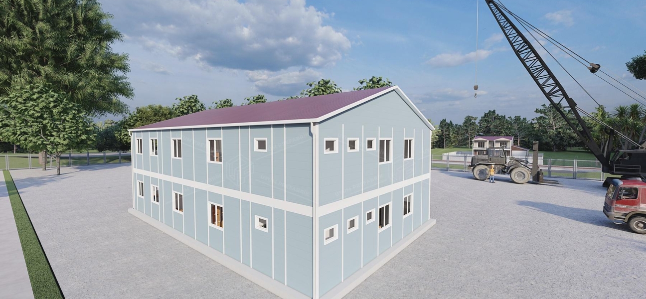 334m² Prefabricated Office Building