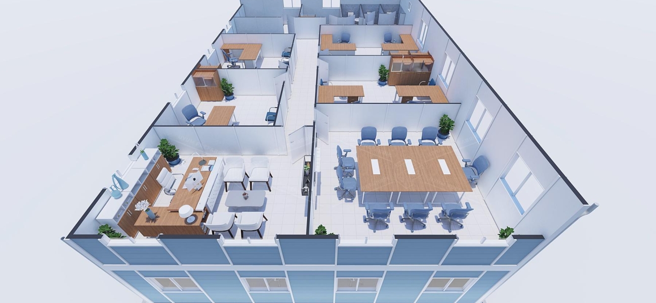 334m² Prefabricated Office Building