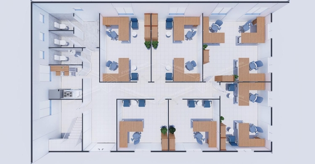 334m² Prefabricated Office Building