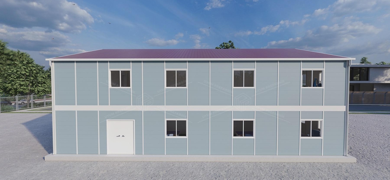 334m² Prefabrik Ofis Binası