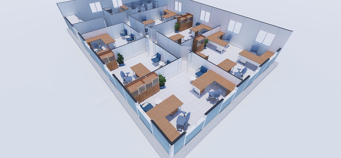 334m² Prefabrik Ofis Binası