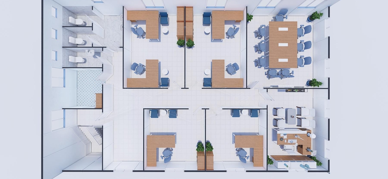 334m² Prefabrik Ofis Binası