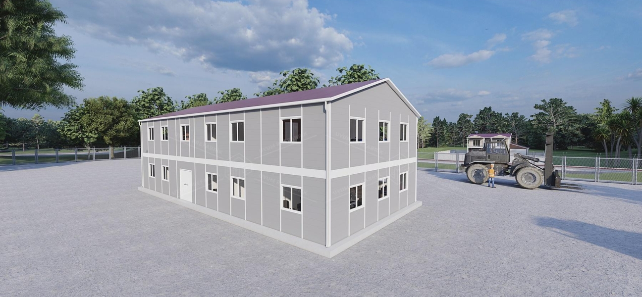 340m² Prefabricated Office Building