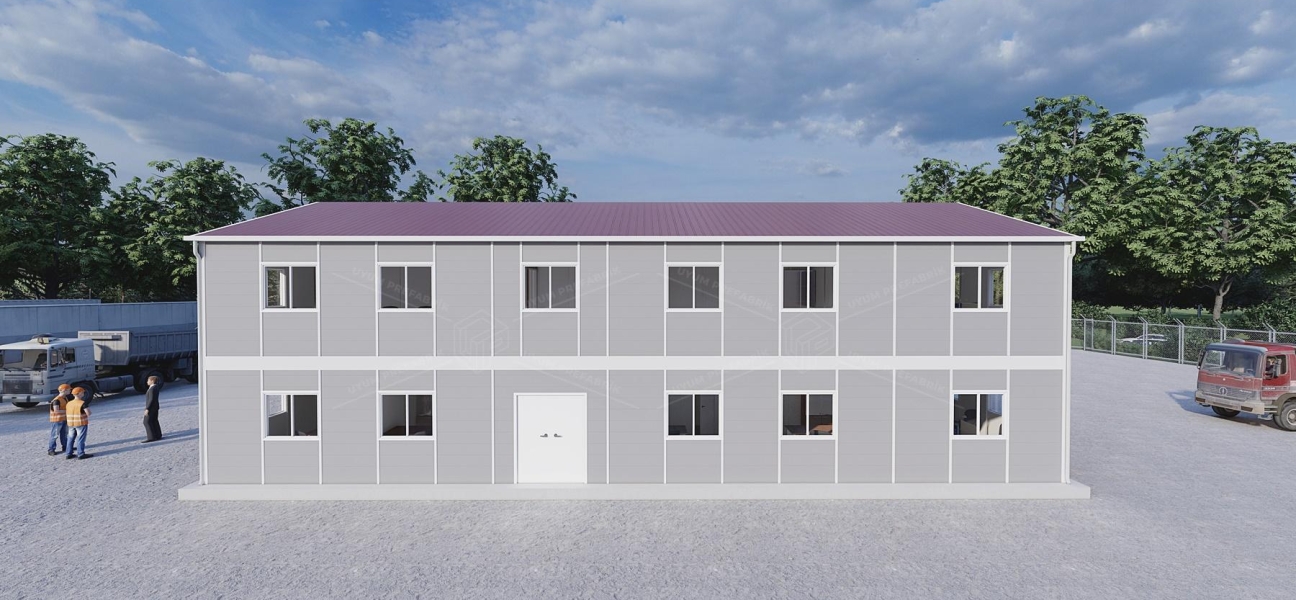 340m² Prefabricated Office Building