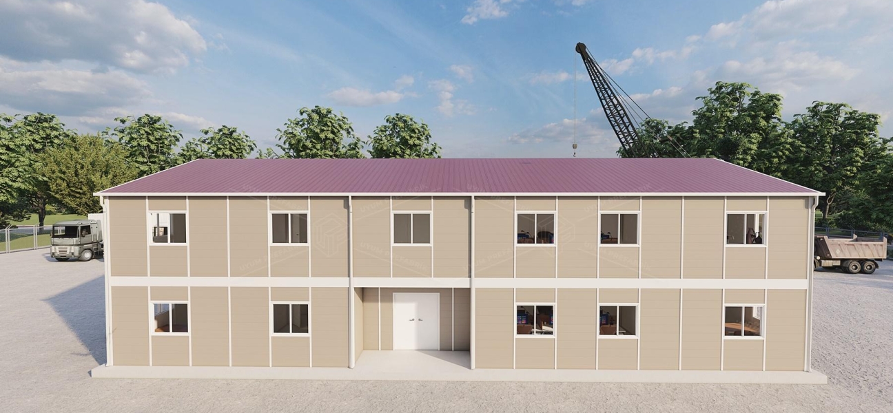 385m² Prefabrik Ofis Binası